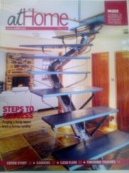 Our Custom Staircase on Magazine Cover